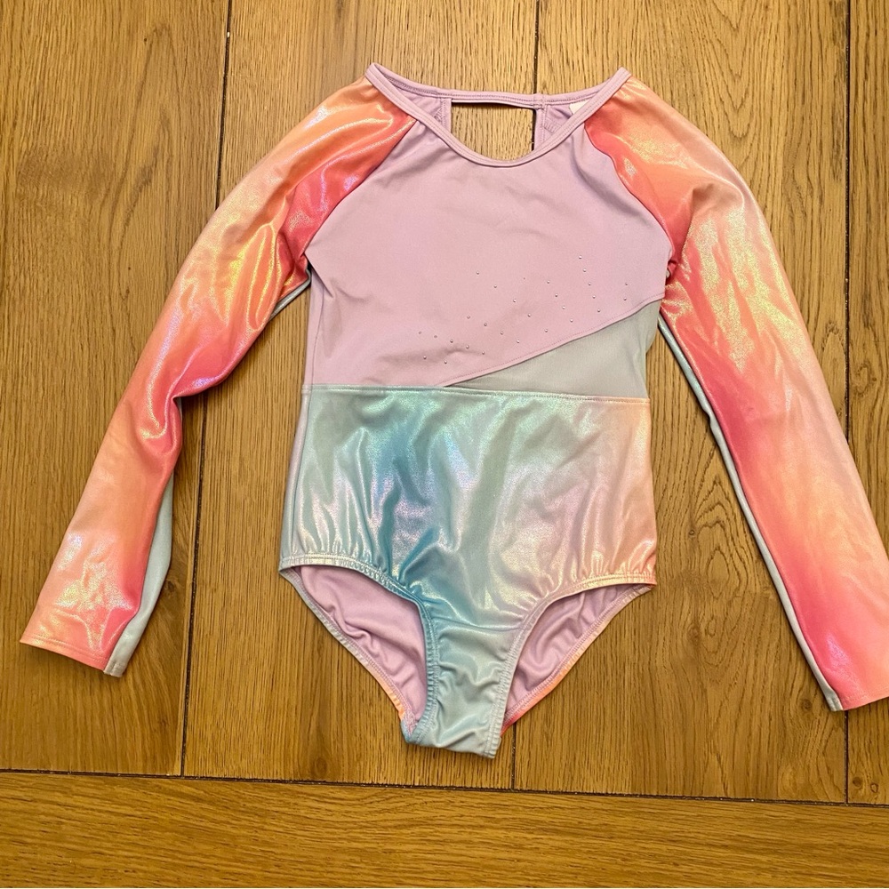 Long Sleeve Gymnastics Leotard Size 6/6x Target More Than Magic Pastel